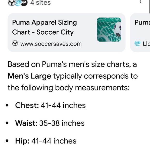 Puma Men's Blue Italy Soccer Jersey Size Large - Picture 13 of 13